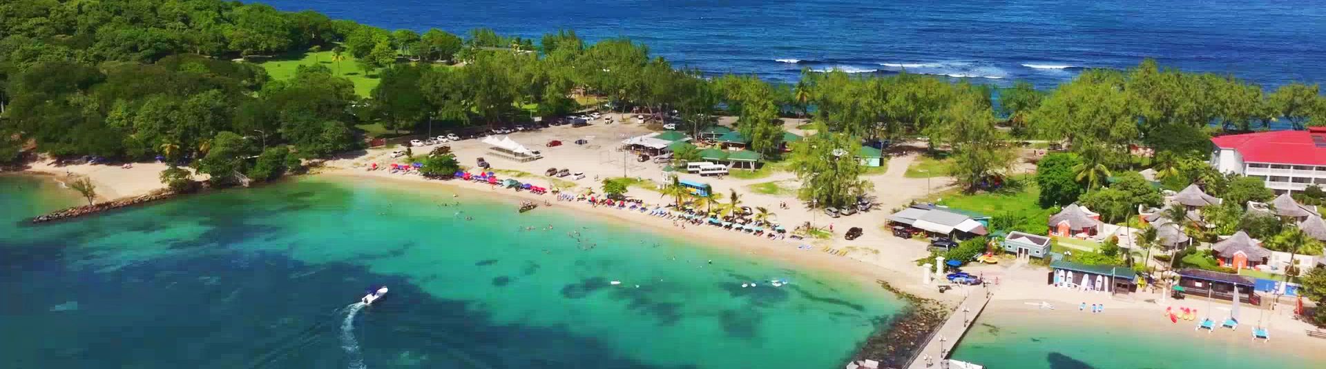 Family friendly beaches in St. Lucia
