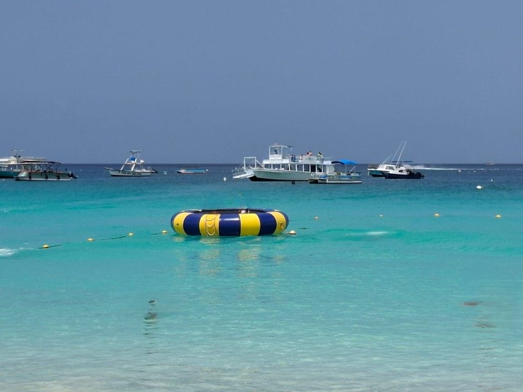 Carlisle Bay Beach - Water Trampoline rentals