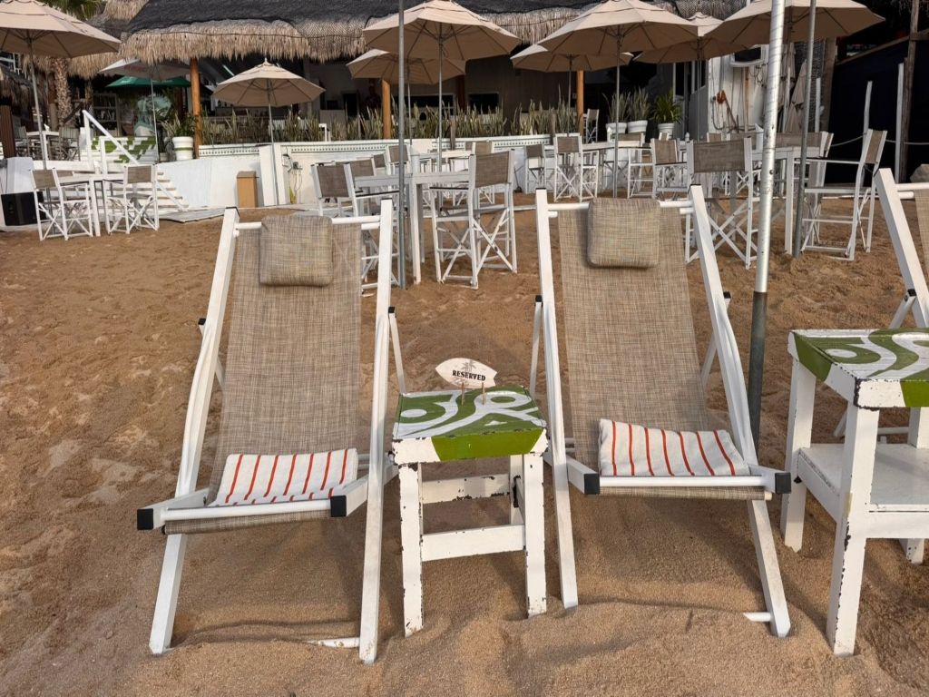 2 Beach Chairs & Umbrella Combo