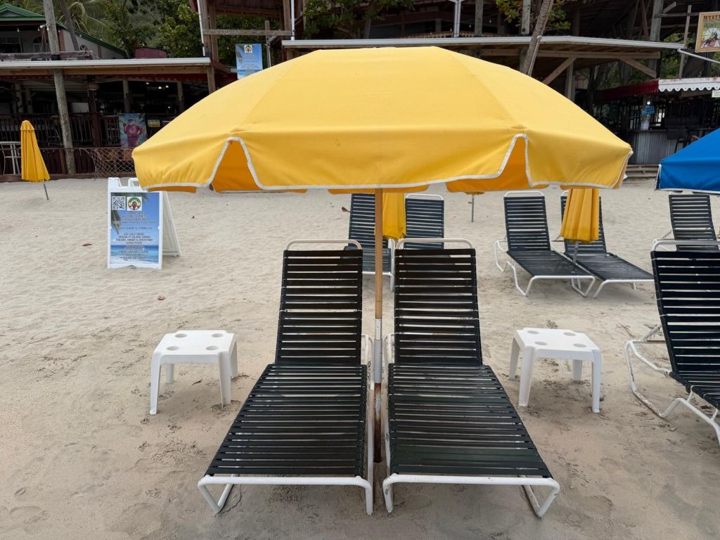 Cane Garden Bay Beach - Beach Chair (2) and Umbrella rentals