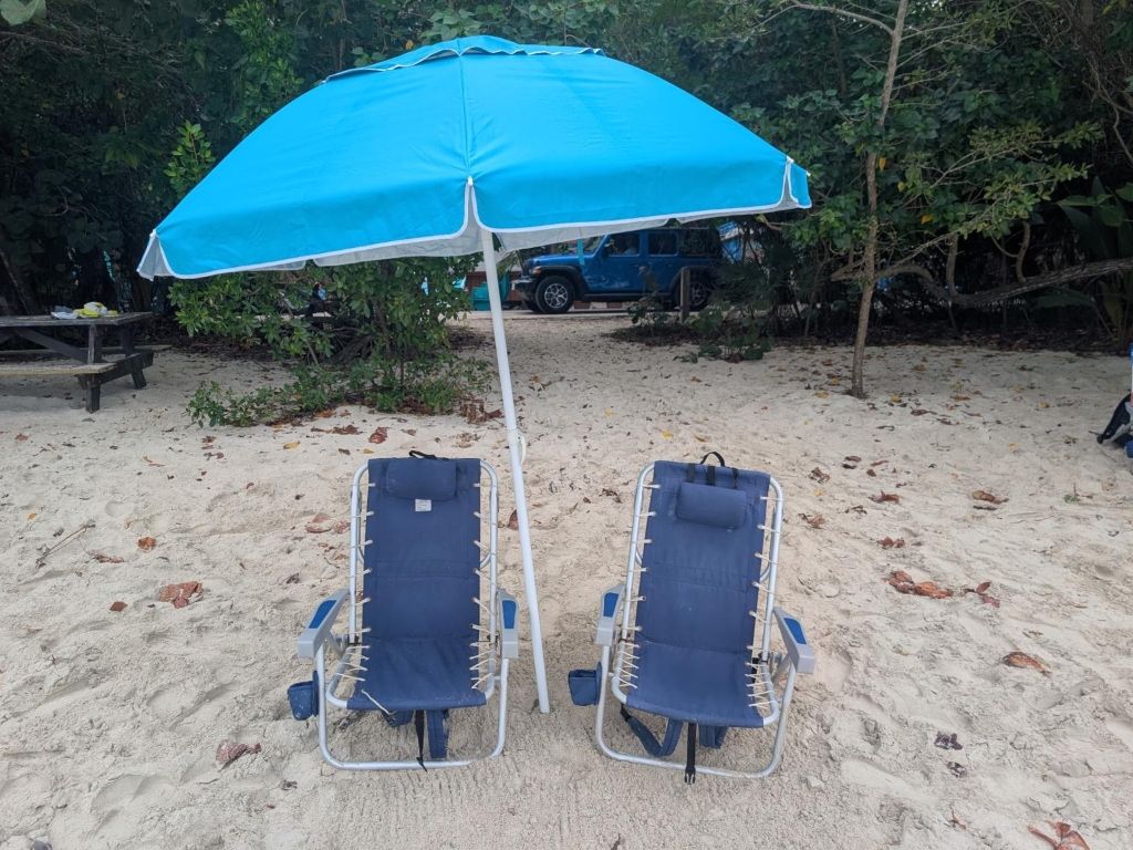 Maho Bay Beach - Beach Lounge Chair (2) and Umbrella rentals